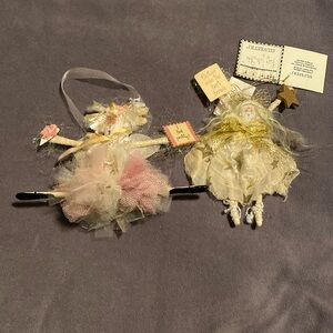 Two decorative dolls.